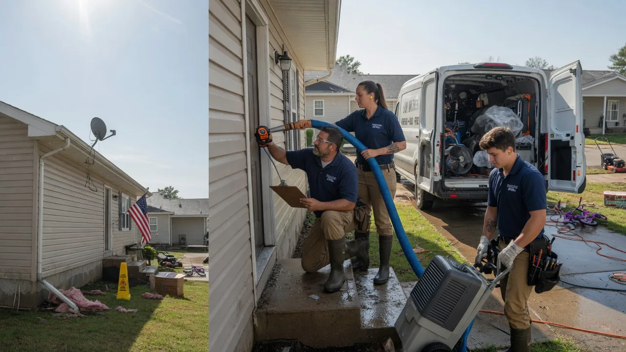 Ceiling Water Damage Restoration in Iowa Park, TX near me